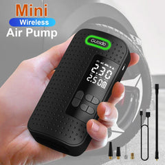 Mini Portable Car Electrical Air Pump Wireless Tire Inflatable Pump Inflator Air Compressor Pump for Car Motorcycle Bicycle Ball